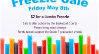 Hello Armstrong Families and Community, We will be having a Freezie sale hosted by the Grade 7 Graduation Committee on Friday May 8th right after school by the basketball courts. [&hellip;]